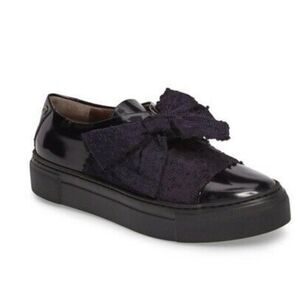 Attilio Giusti Leombruni Bow Chunky Platform Loafers Shoe 381/2